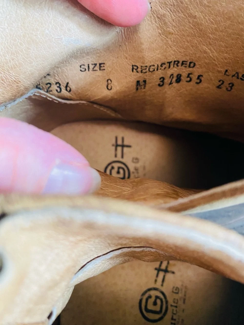 Corral Circle G Distressed Chocolate Women's 8 Ankle Boots Booties Pull on L5236 - Picture 12 of 12